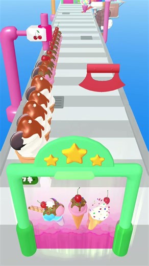 ice-cream stack runner wait for 20 level boss victory #viral #shorts #mobilegame #icecreamstack