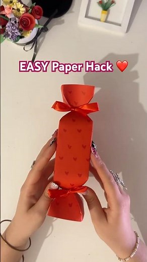 Try this EASY present hack ❤️ the coolest way to pack your gift ✨