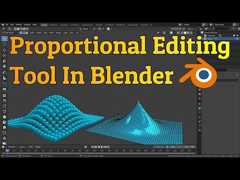 Proportional Editing Tool | Blender Tutorial