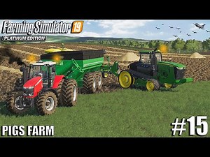 Wheat Harvest & Corn Planting | 1000 Pigs |Farming Simulator 19 | #15