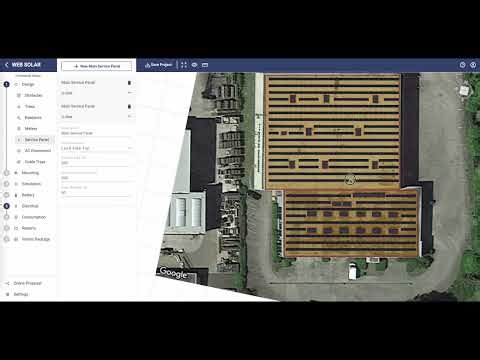Solar Commercial Design in Web Solar