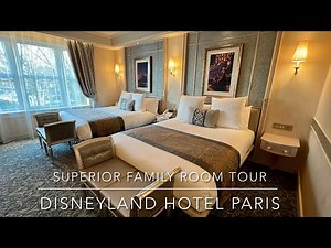 Superior Family Room Tour at Disneyland Hotel at Disneyland Paris, "Tangled"- #1244 - January 2024