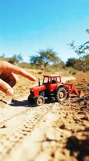 Mini Tractor vs Big Stone! 🚜 Helping Excavator for Kids #KidsAnimation #TractorCartoon #kids