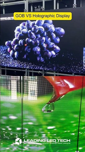 COB VS Holographic Display