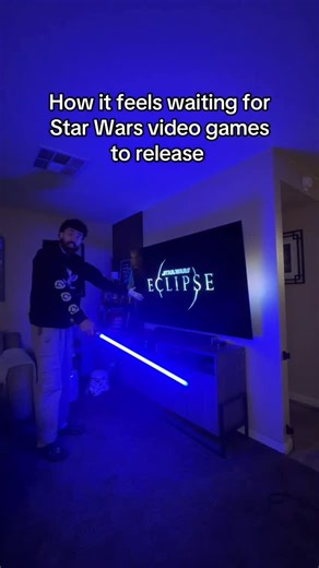 Luke Ross on Instagram: "How it feels waiting for a new Star Wars game to finally release🙄🙄 - - #StarWars #StarWarsFan #StarWarsMemes #StarWarsVideoGames #StarWarsFateOfTheOlderRepublic #StarWarsGalacticRacer #StarWarsNerd #StarWarsNews #GameAwards #KOTOR #KnightsOfTheOlderPublic #Lightsaber #LightSabers #LucasFilm #lucasfilmgames"