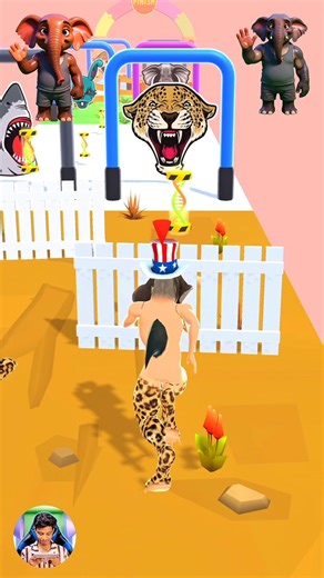 VARIOUS ANIMAL TRANSFORMATION RUNNER 😯 LVL,52 #games #funny #shorts #trendingshorts