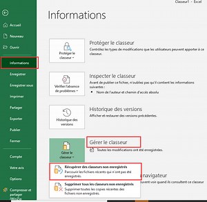 Comment récupérer un fichier Excel/Word écrasé ou remplacé