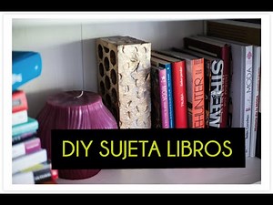 DIY Sujeta libros