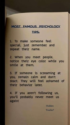 MOST _FAMOUS_ PSYCHOLOGY_ TIPS: