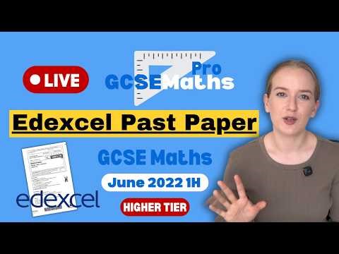 GCSE Maths June 2022 1H NON CALCULATOR Higher Tier Paper 6pm BST Edexcel | GCSEMathsPro