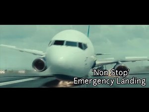 'Non Stop' flight 10 emergency landing scene With C BOOL Music by Nightstroler