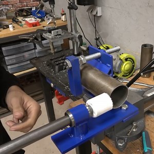 Creating A Metal Pipe Notcher DIY youtube.com/c/NikofMaker | S. Saint