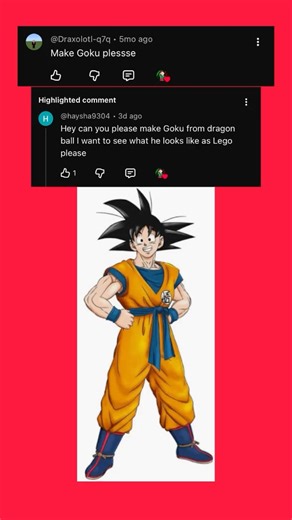 How to Son Goku from Dragon Ball Z in Lego (Part 2)