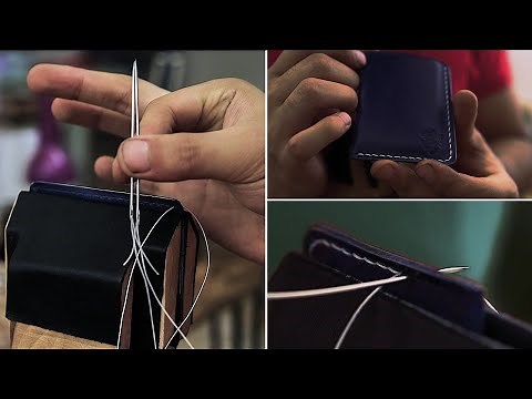 How to Sew a Leather Wallet by Hand? Easiest Technique!