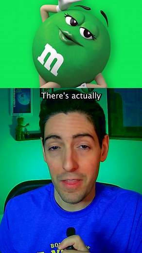 There’s actually a historical reason why the green M&M is sexy. (Source: Snopes, USA Today) #mms #candy #greenmandm #greenmm #advertising #popculture