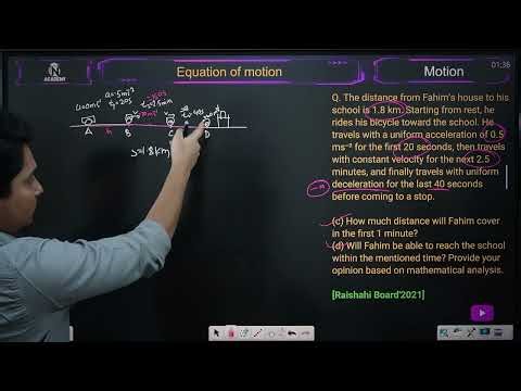 2. Rajshahi Board 2021 Motion | English Version | Chapter 2 | SSC Physics