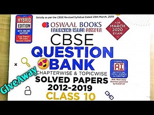 Oswaal CBSE class 10 mathematics solved question papers chapterwise and topicwise | Best Book ??