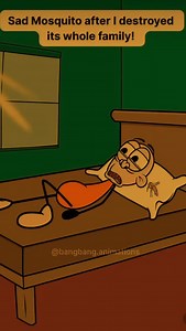 Sad Mosquito after I destroyed its whole family! @vivid_motion1 @bangbanganimation.official #viral #comedy #funnyvideos #funny #animation #animationvideo #youpage | Vivid Animation's