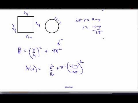 IB Optimisation - Circle and Square from wire