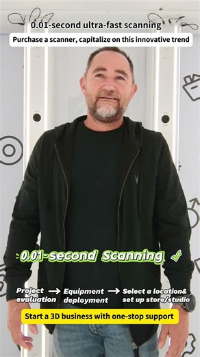 ✨Start a 3D business with one-stop support 🎗️#scanner #figure #printer #3dphotography #petportrait