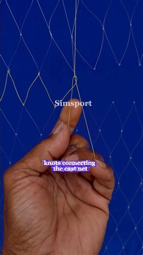 knot to connect the cast net #net #knot