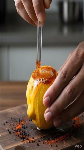 Lemon + Secret Spices = ? 🍋🔥 #shorts #asmr #satisfying