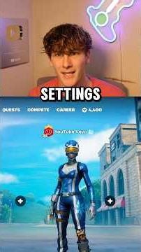 Settings reveal.. 😳 #fortnite #gaming #fortniteclips