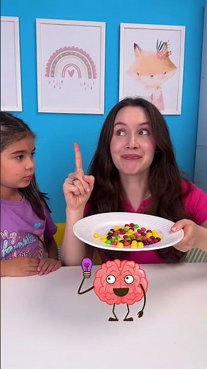 Sweet Science Magic 🍬🧠 Fun Candy Experiment for Kids #shorts #fun