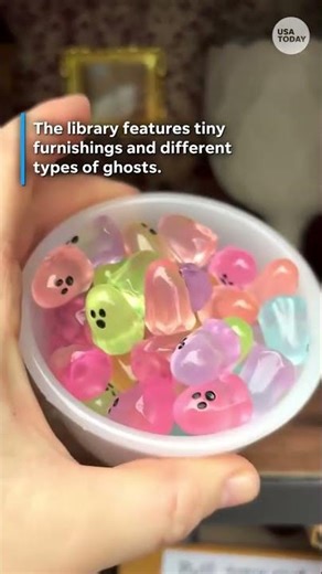 See adorable (and spooky) ghost library pop up in Portland