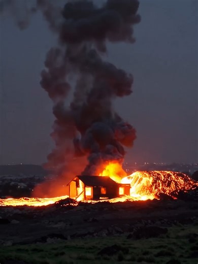 How Long do You Think You'll Last in This House? #Disasters #DisasterIA #volcano #volcanos #volcanoeruption #volcanoIA #yellowstone #yellowstoneeruption