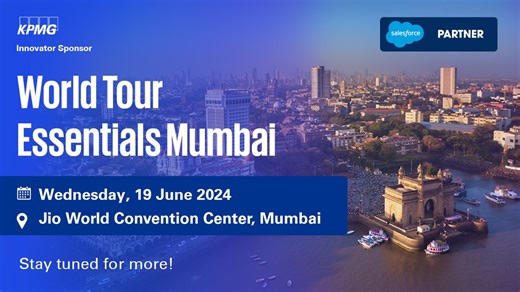 Discover the future of maximising Salesforce investments with KPMG India at Salesforce #WorldTourEssentials Mumbai 2024. We're bringing innovative strategies & the power of #GenAI and #DataCloud to the table. Visit our booth to connect with our experts! #SalesforcePartner #SFDC ✨ Innovator Sponsor ✨ | KPMG India | Facebook