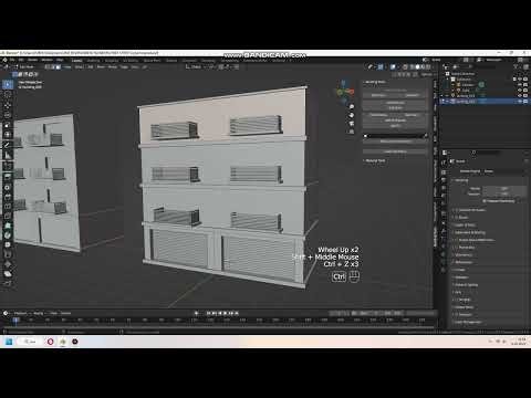 Blender 3.4 - Building Tools Addon (Free & Fast)