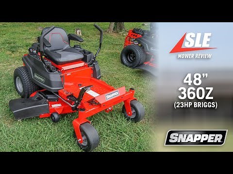 Review of Snapper 360Z 48" Zero Turn Mower 23HP Briggs | #sleequipment #zeroturn