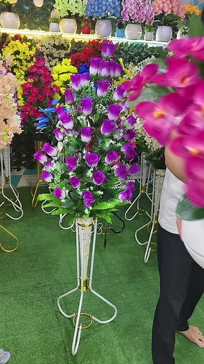 Vibrant Flower Shop Tour with Colorful Blooms