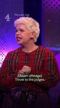 Richard Ayoade went WAY off script here #TheLastLeg