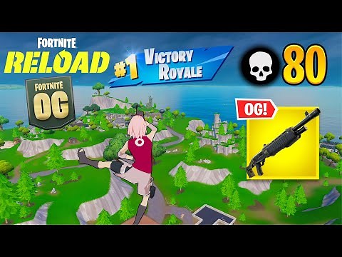 Fortnite Reload | 80 Kill Solo vs Squads Ranked Gameplay (Keyboard & Mouse)