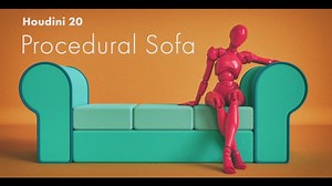How to Model a Sofa Procedurally in Houdini