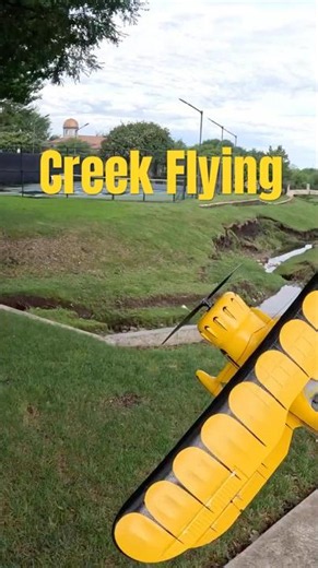 E-flite UMX WACO Creek Flying