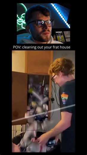 POV: clearing our tour frat house 💀