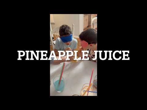 Blind Fold Taste Test Challenge