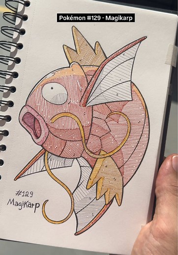 Kanto Pokédex Sketchbook: Draw Magikarp