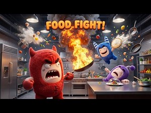 Oddbods: MASTER CHEF CHAOS! 🍳 Kitchen Disaster | Funny Oddbods Animation