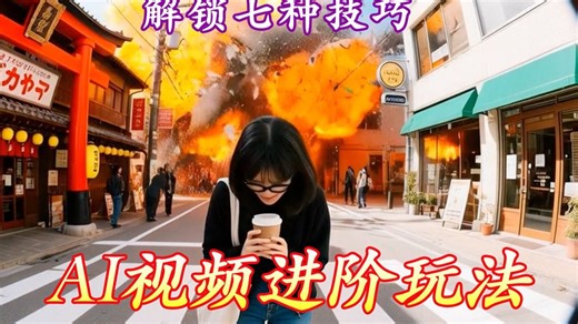 封神了，AI视频的七种王炸玩法，爆款视频直接拿捏 ｜ 一键P视频/爆炸特效/ 动作捕捉/ Json提示词/ 图片标记/ 一镜到底 ｜ Runway /