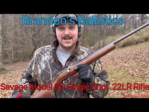 Savage Model 3D Single Shot .22LR Rifle