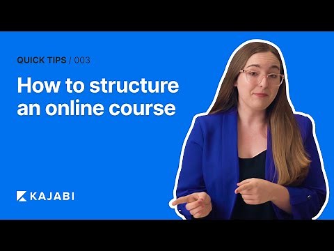 How to Structure an Online Course