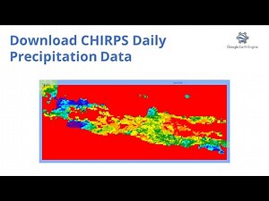 Download CHIRPS Daily Precipitation Data using Earth Engine