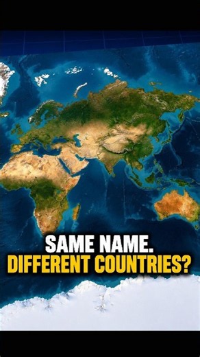 Countries with the most confusing names #geography #countries
