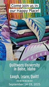 3.4K views · 25 reactions | https://events.stitchnsnip.com/r/QUvideo | Quiltworx.com | Facebook