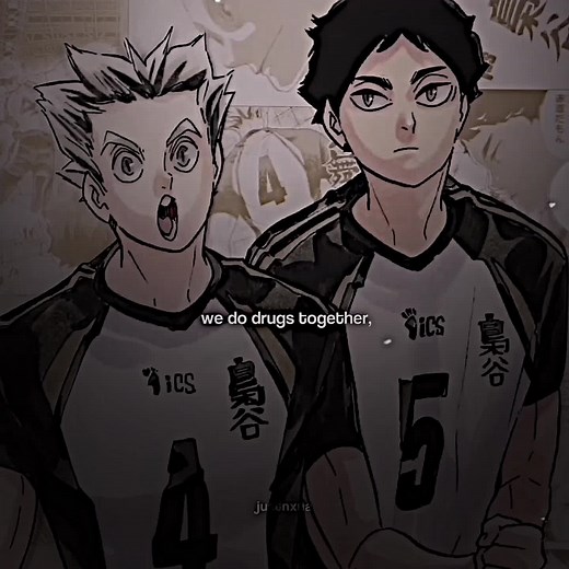 BokuAka Kiss: Anime Edit Featuring Bokuto and Akaashi