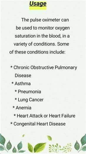 youtubeshorts#lifescience#pulse oximeter#Short notes#basic introduction#pleaselikesubscribeshare